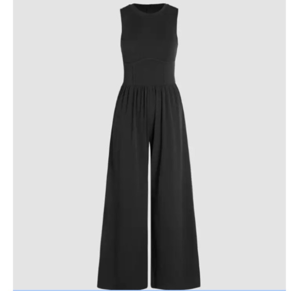 Cider “Viral Tiktok Jumpsuit” Black - Size Large